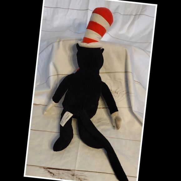 Cat In The Hat I Can Read With My Eyes Shut Plush Dr Seuss Kohl's Cares 2013 - Picture 2 of 3